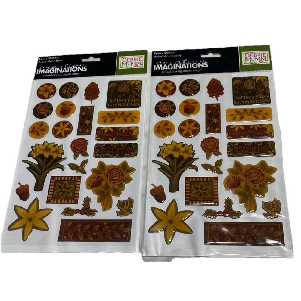 Lot of 2 Creative Imaginations Scrapbook & Craft Sticker